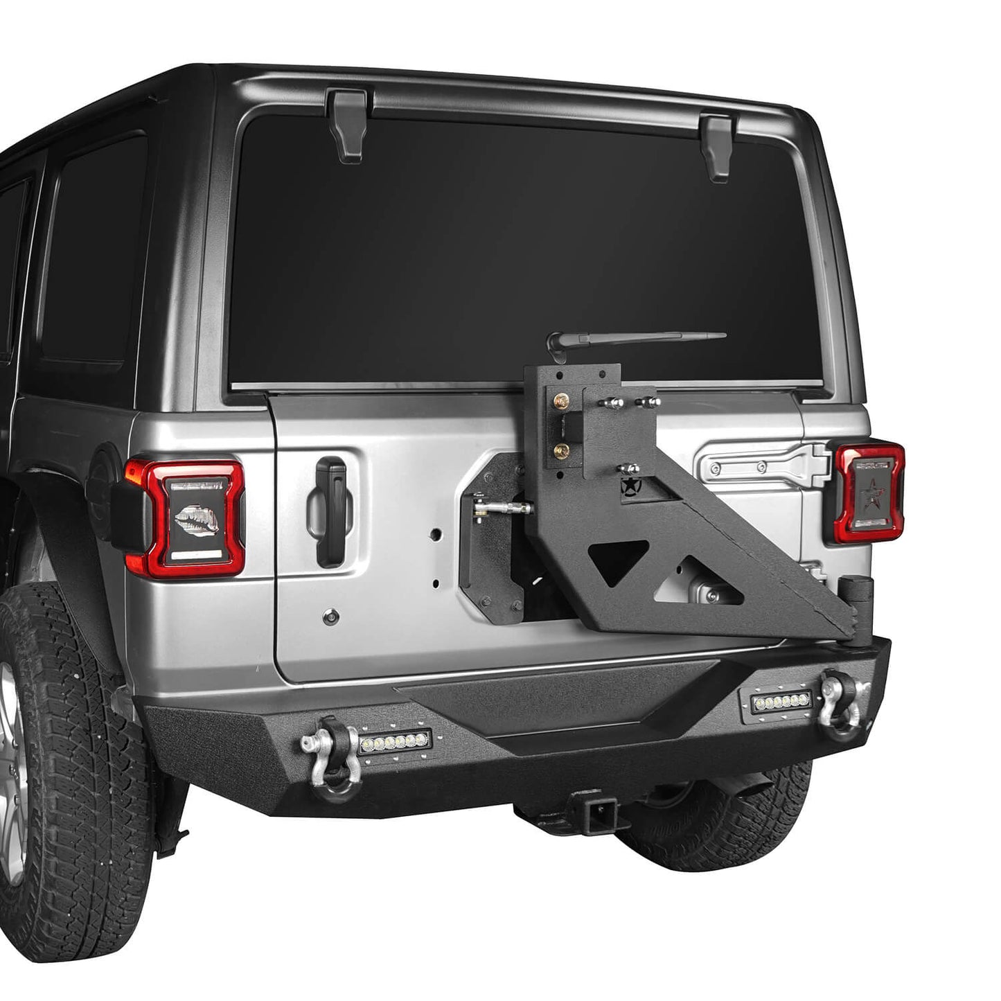 Mad Max Front Bumper & Rear Bumper w/Tire Carrier(18-24 Jeep Wrangler JL) - ultralisk4x4