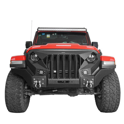 Mad Max Front Bumper & Rear Bumper w/Tire Carrier(18-24 Jeep Wrangler JL) - ultralisk4x4