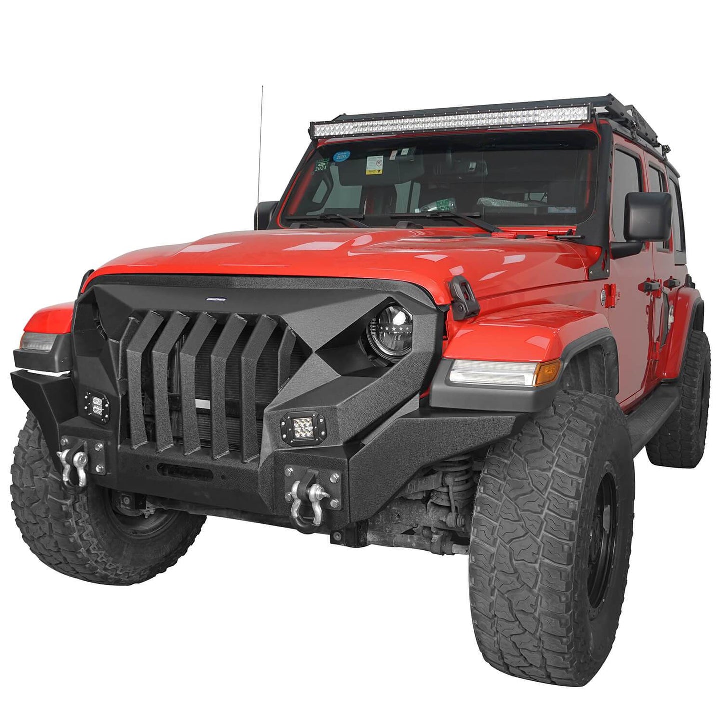 Jeep JL Mad Max Front Bumper & Rear Bumper w/Tire Carrier(18-24 Jeep Wrangler JL) - ultralisk4x4