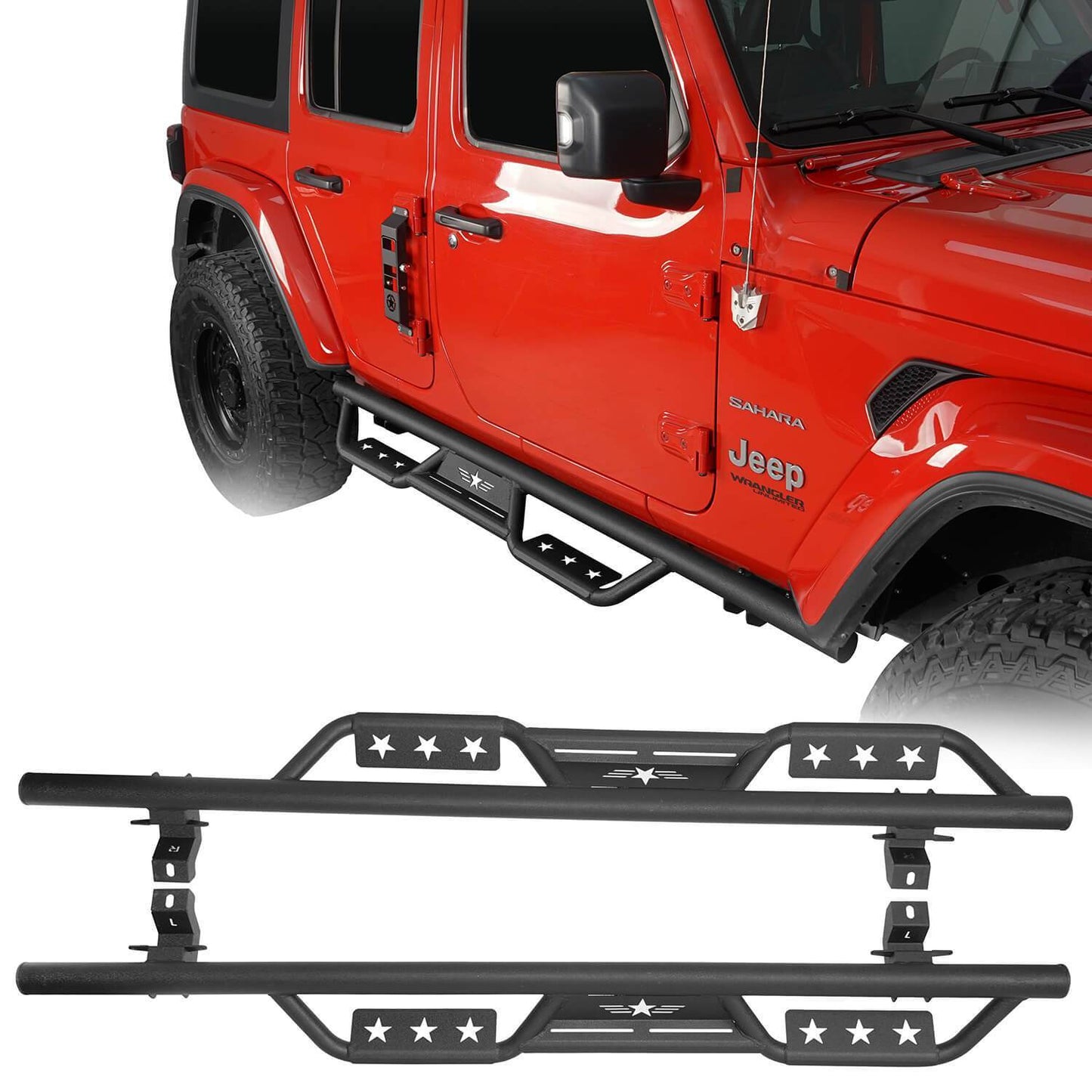 Front Bumper & Rear Bumper & Running Boards Side Steps(18-24 Jeep Wrangler JL) - ultralisk4x4