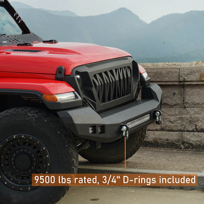 Jeep Wrangler & Gladiator Climber Offroad Front Bumper(18-23 JL & 20-23 JT)- ultralisk4x4 BXG.3011 8