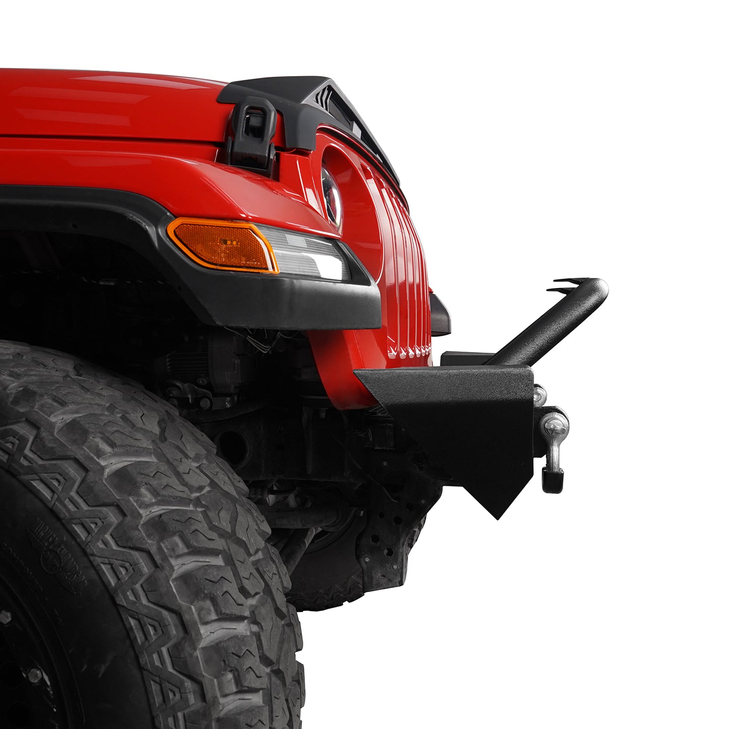 Front Bumper w/Winch Plate Mid Width Bumper(20-24 Jeep Gladiator JT & Jeep Wrangler JK & JL) - Ultralisk 4x4