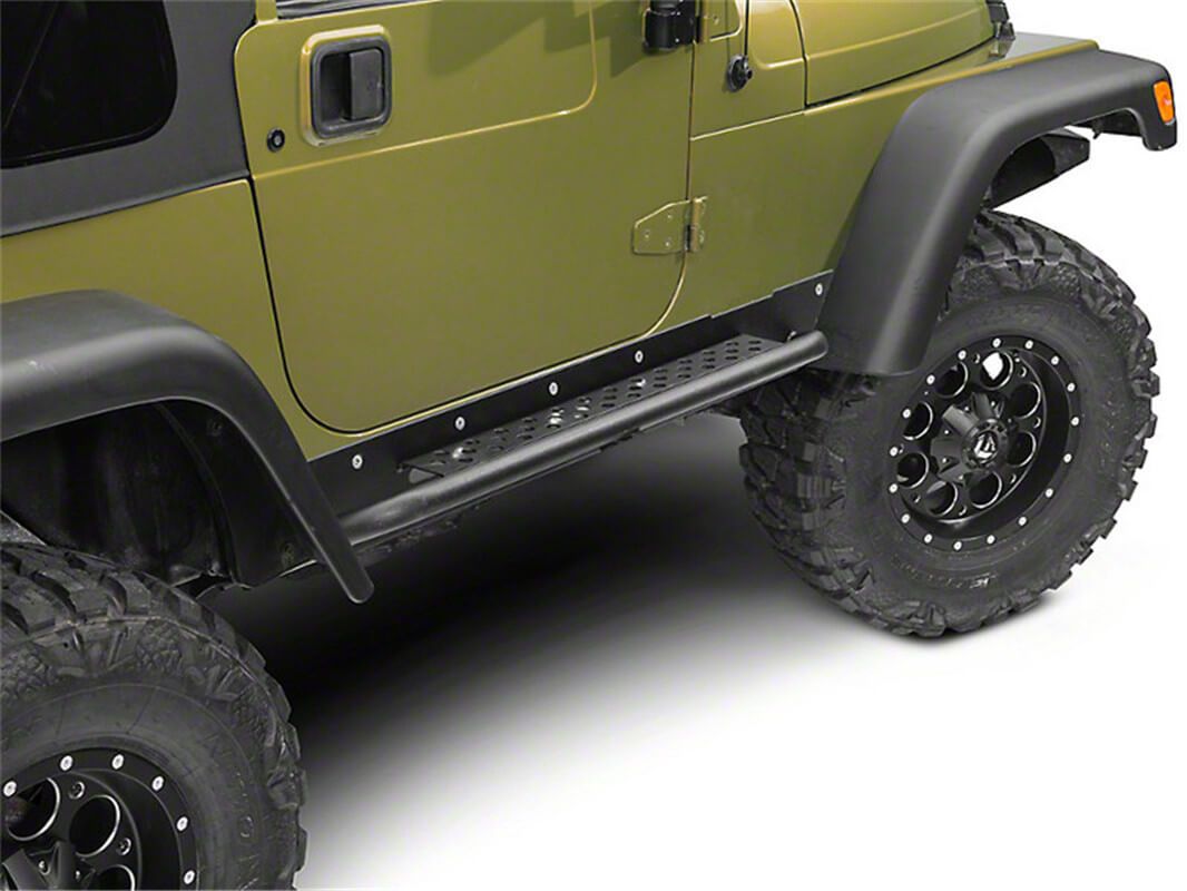 Opar Side Steps Door Guards for 1997-2006 Jeep Wrangler TJ u-Box offroad 6