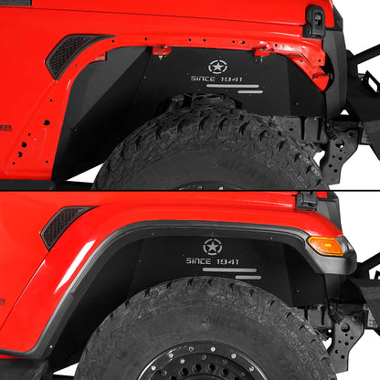 Jeep Wrangler “1941” Style Front Inner Fender Liners(18-22 JL& 20-22 JT） - ultralisk4x4 - BXG.3036-S 4