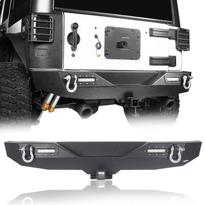 Jeep JK Front & Rear Bumper Combo Jeep Wrangler JK Bumpers for 2007-2018 Jeep Wrangler JK Jeep JK Parts 7