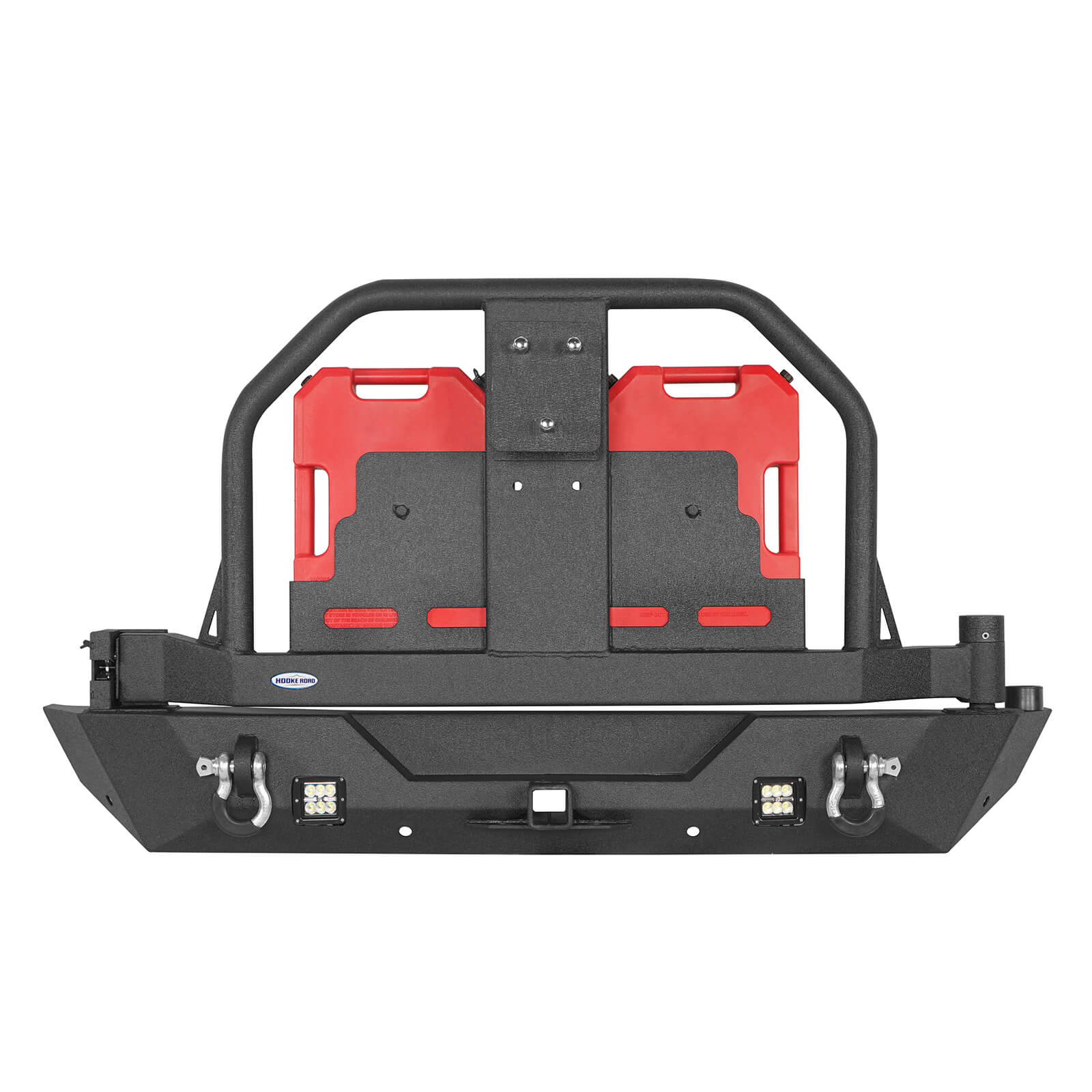 18-23 Jeep Wrangler JL Aftermarket Rear Bumper w/ 2 Gasoline Fuel Cans & Tire Carrier b3041s 10