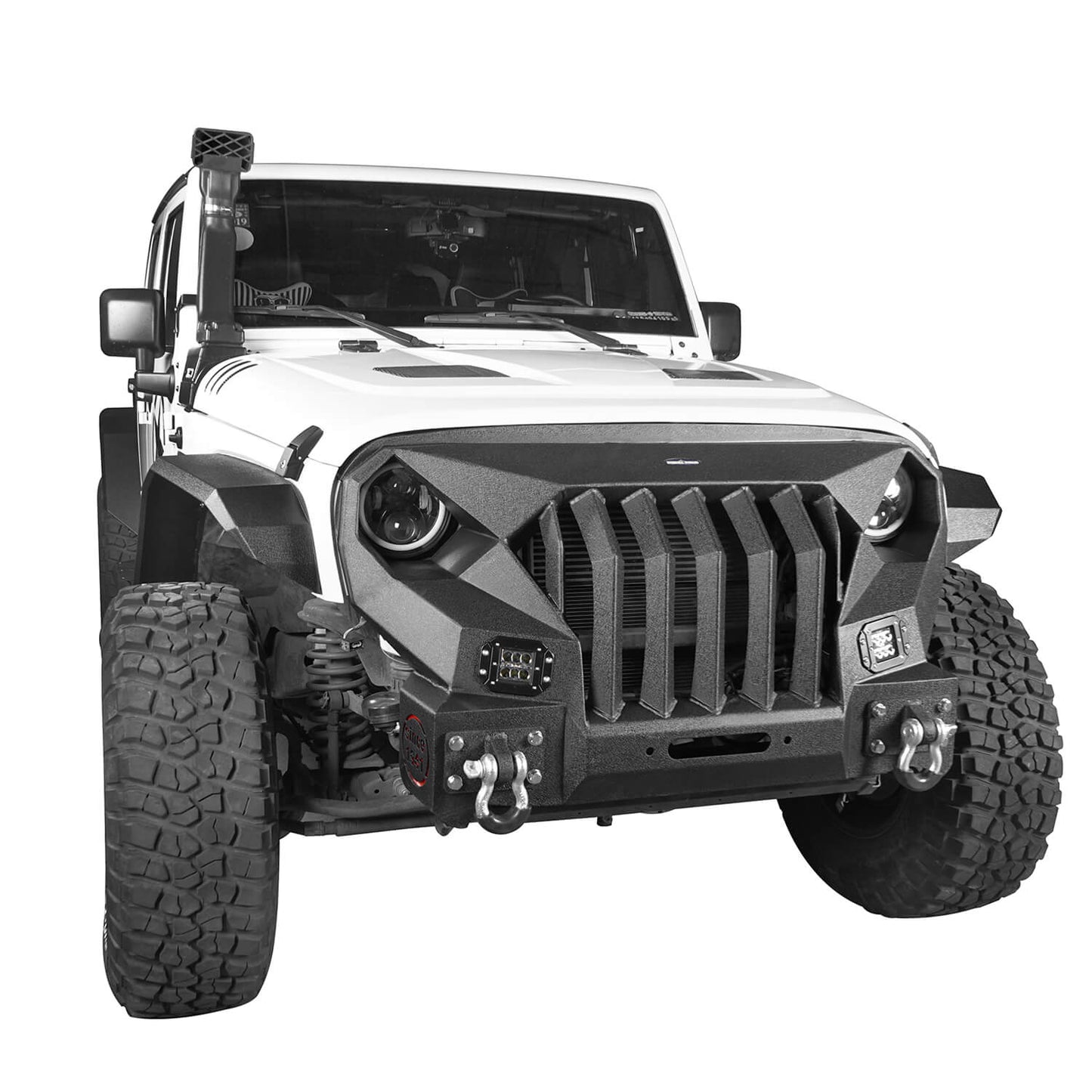 Mad Max Front Bumper & Rear Bumper w/Tire Carrier(07-18 Jeep Wrangler JK) - ultralisk4x4