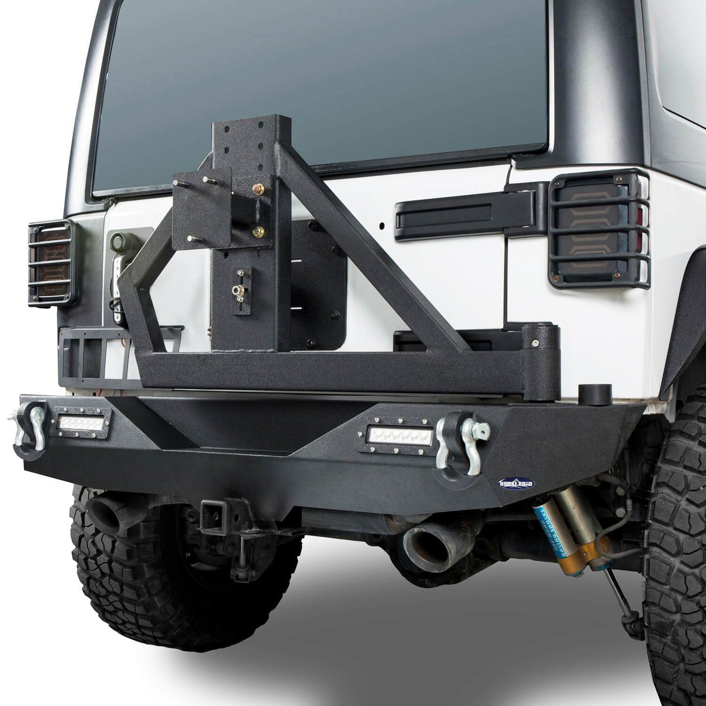 Mad Max Front Bumper & Rear Bumper w/Tire Carrier(07-18 Jeep Wrangler JK) - ultralisk4x4