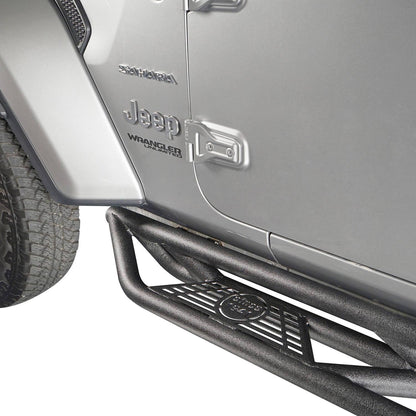 Mid Width Front Bumper & Running Boards (18-25 Jeep Wrangler JL 4 Door) - ultralisk4x4