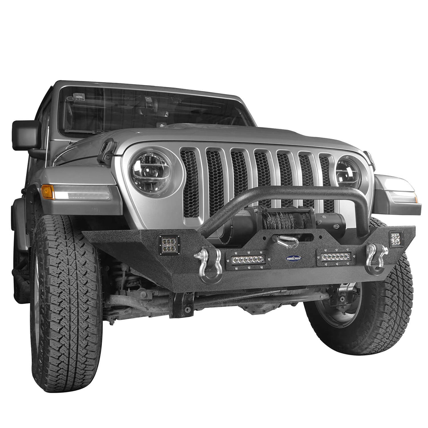 Mid Width Front Bumper & Running Boards (18-24 Jeep Wrangler JL 4 Door) - ultralisk4x4