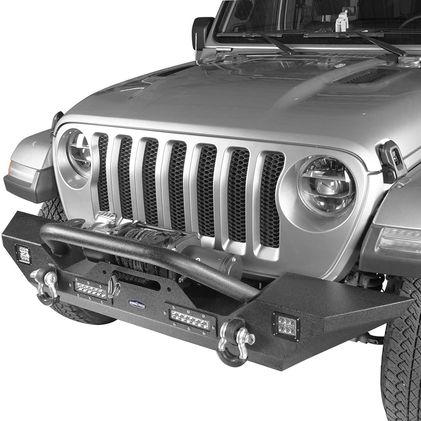 Mid Width Front Bumper & Running Boards (18-24 Jeep Wrangler JL 4 Door) - ultralisk4x4