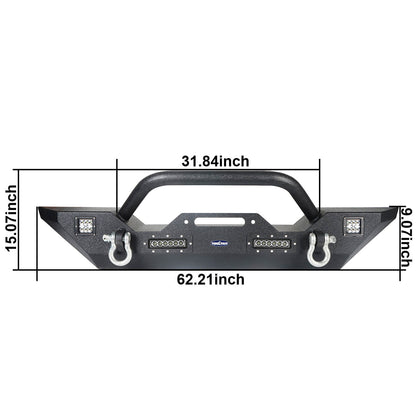 Mid Width Front Bumper & Running Boards (18-24 Jeep Wrangler JL 4 Door) - ultralisk4x4