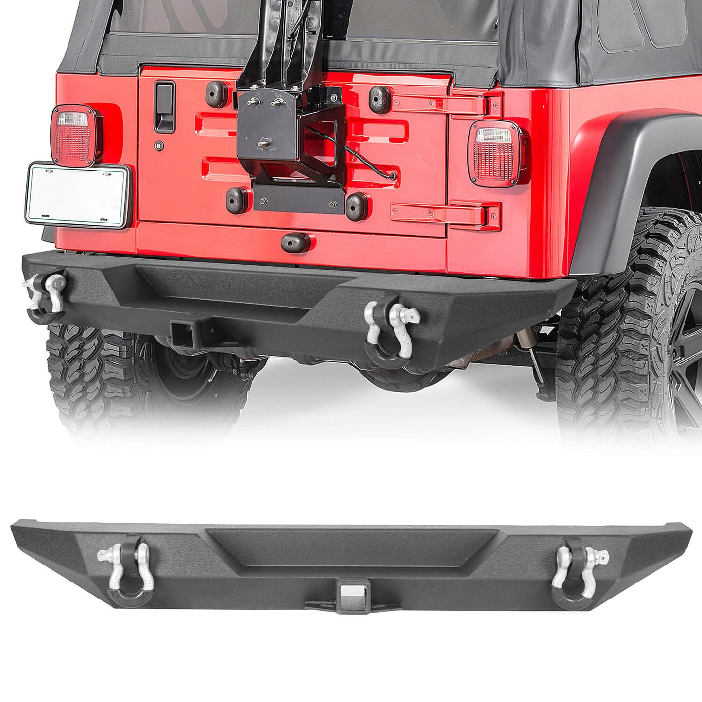 Back Bumper Rear Bumper for 1979-1986 Jeep Cherokee CJ bxg9016 1