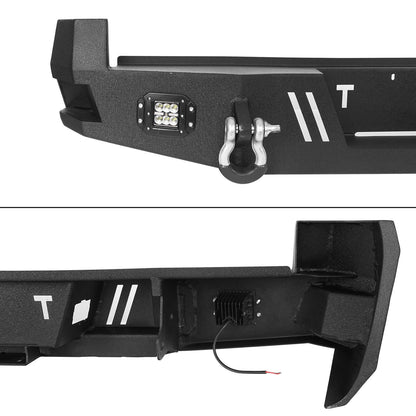 Tacoma Rear Bumper w/Lights for 2005-2015 Toyota Tacoma - Ultralisk 4x4 b4022-9