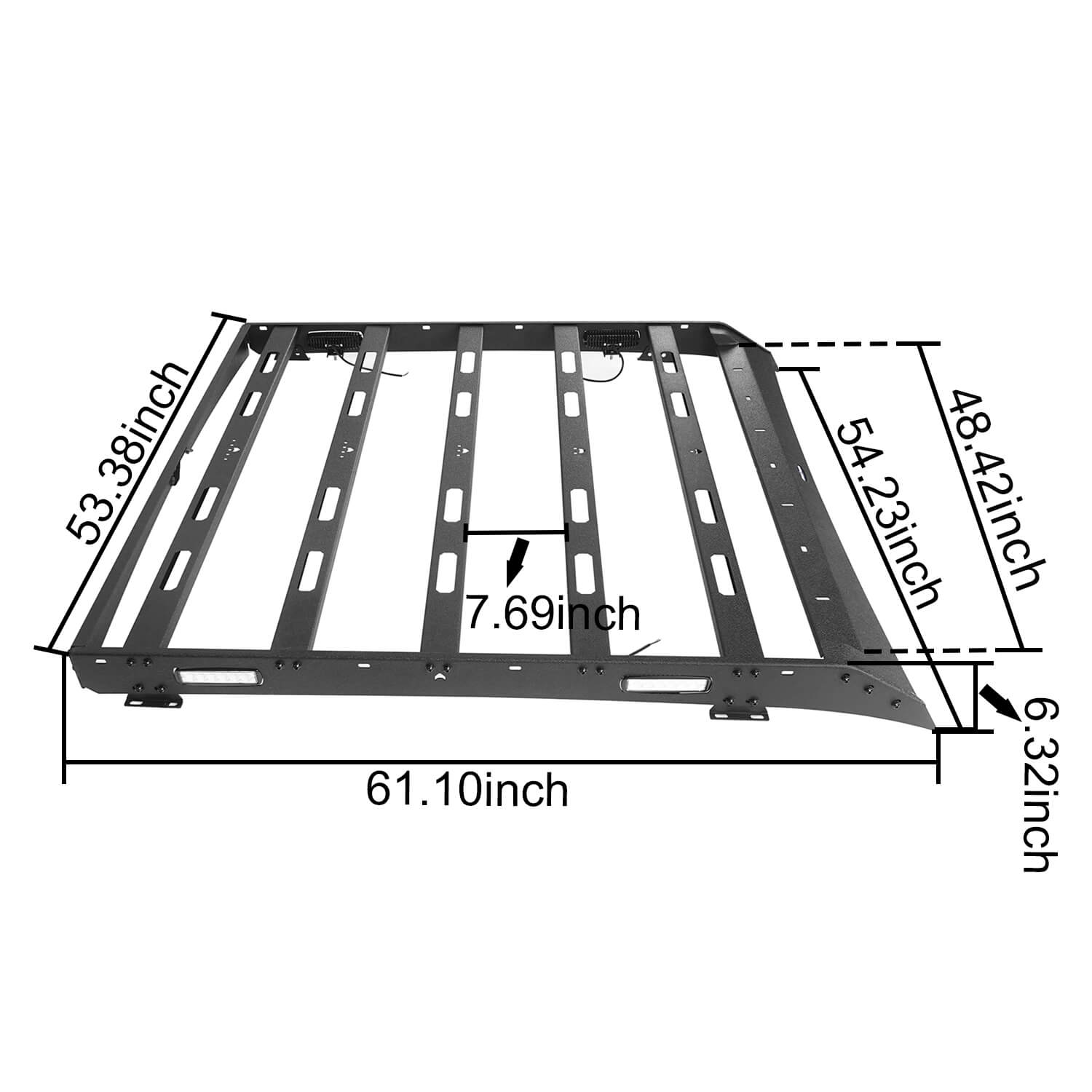 Ford F-150 Roof Rack for 2009-2014 Ford Raptor & F-150 SuperCrew - Ultralisk 4x4 u8205 9