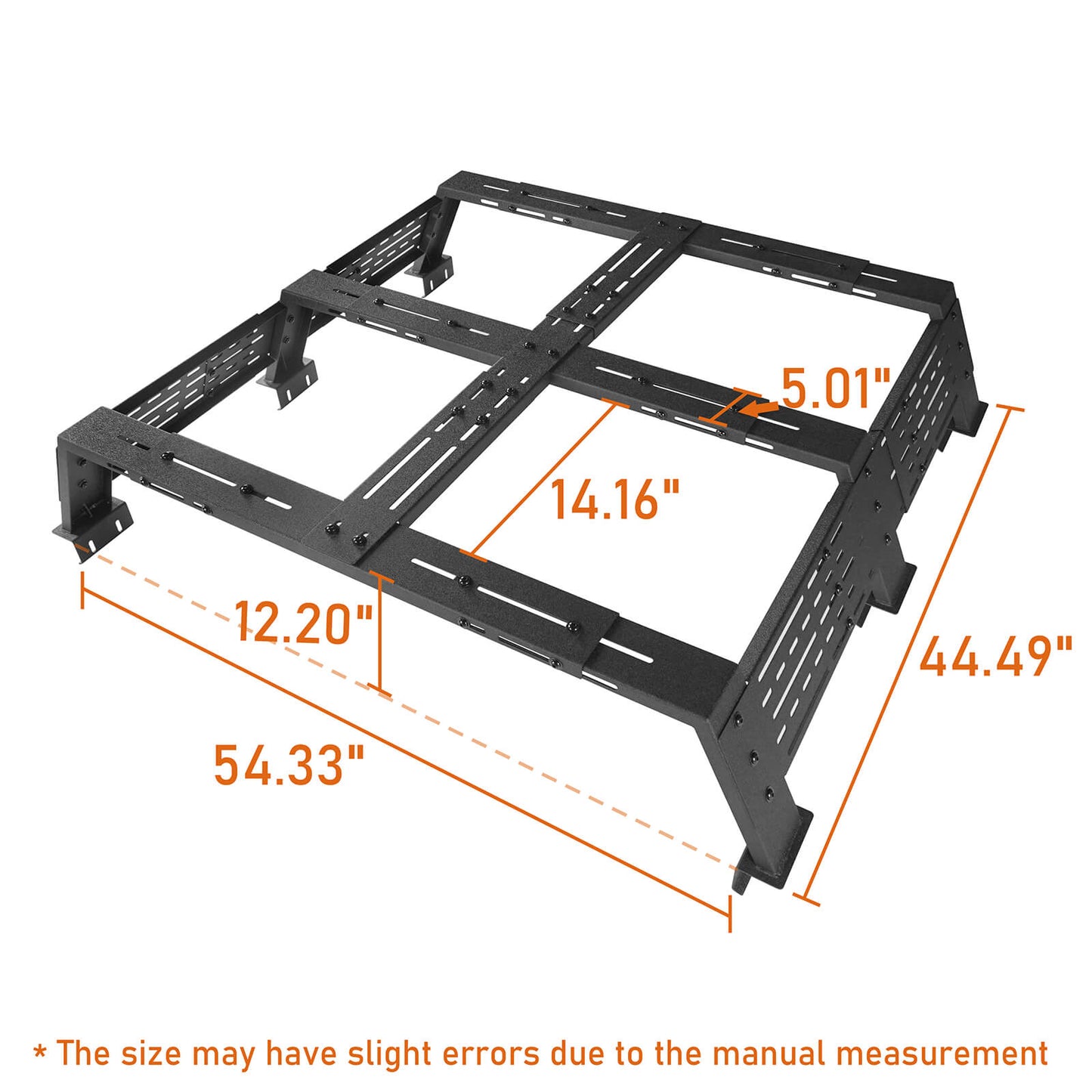 Jeep Gladiator JT & Toyota Tacoma 12.2" High Overland Bed Rack  BXG.9904-S 18