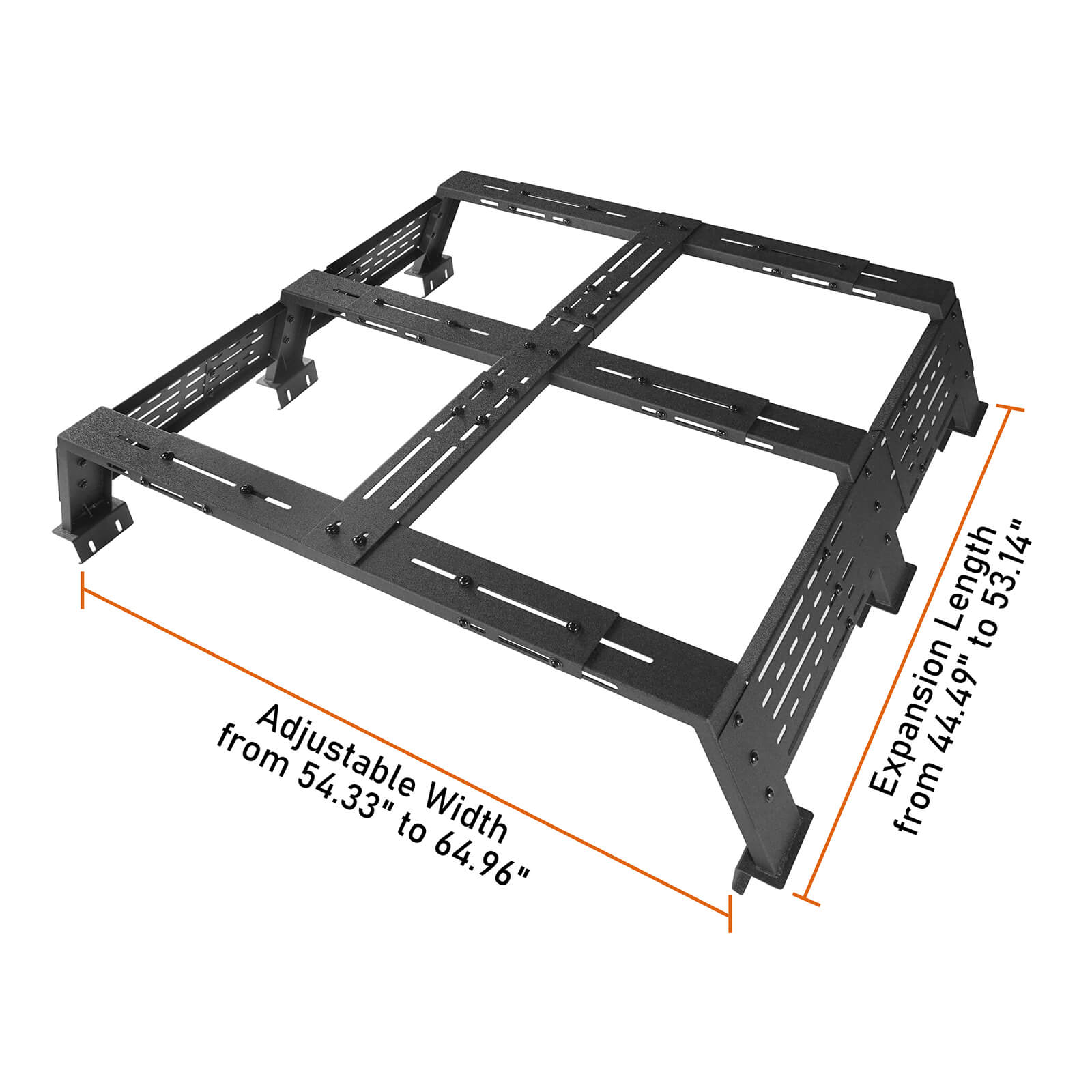 Jeep Gladiator JT & Toyota Tacoma 12.2" High Overland Bed Rack  BXG.9904-S 19