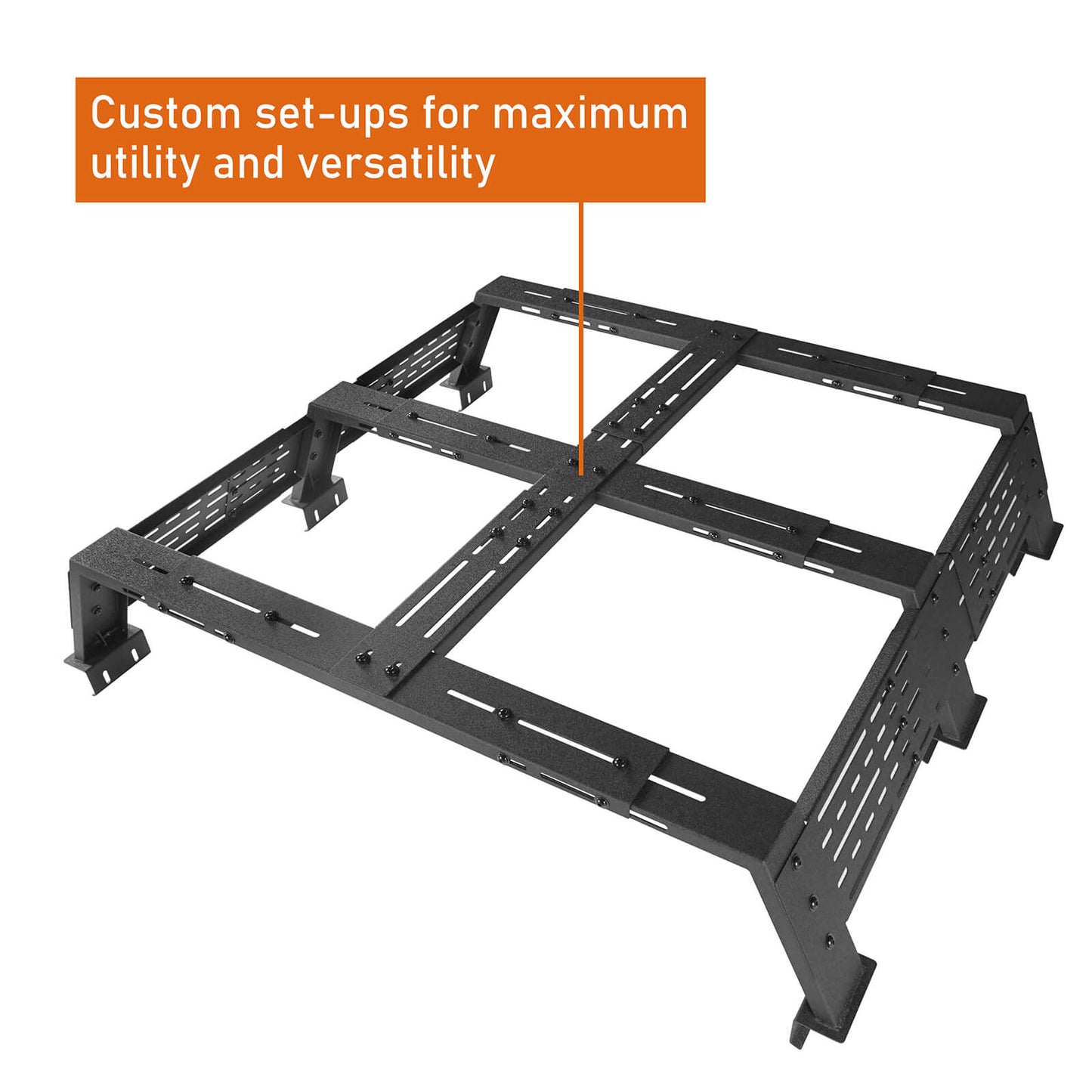 Truck 12.2" High Overland Bed Rack - Ultralisk 4x4 BXG.9908-S 11