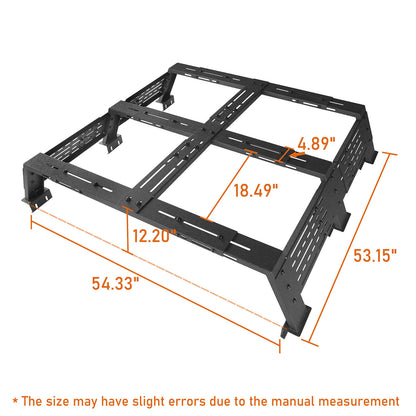 Truck 12.2" High Overland Bed Rack - Ultralisk 4x4 BXG.9908-S 15