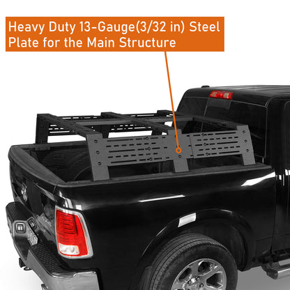 Truck 12.2" High Overland Bed Rack - Ultralisk 4x4 BXG.9908-S 3