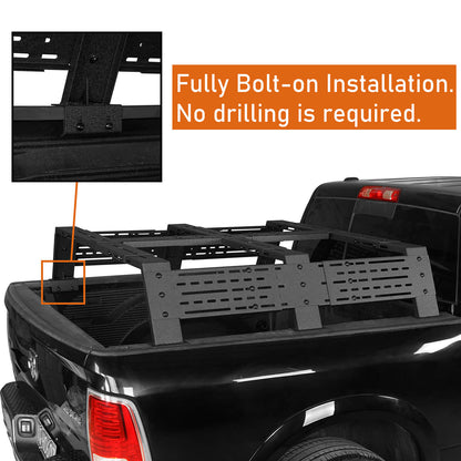 Truck 12.2" High Overland Bed Rack - Ultralisk 4x4 BXG.9908-S 6