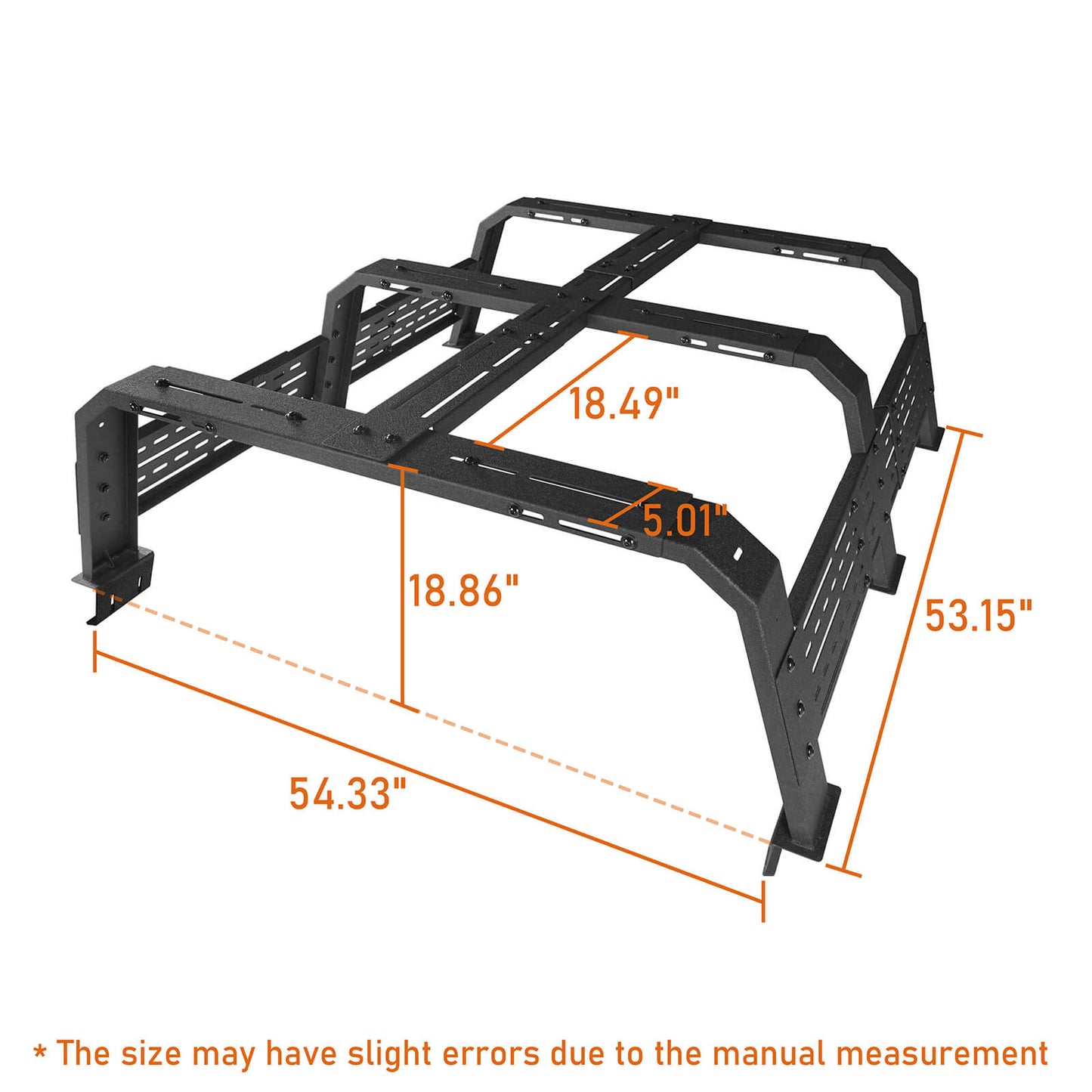 Truck/Pick-up 18.8" High Overland Bed Rack - Ultralisk 4x4