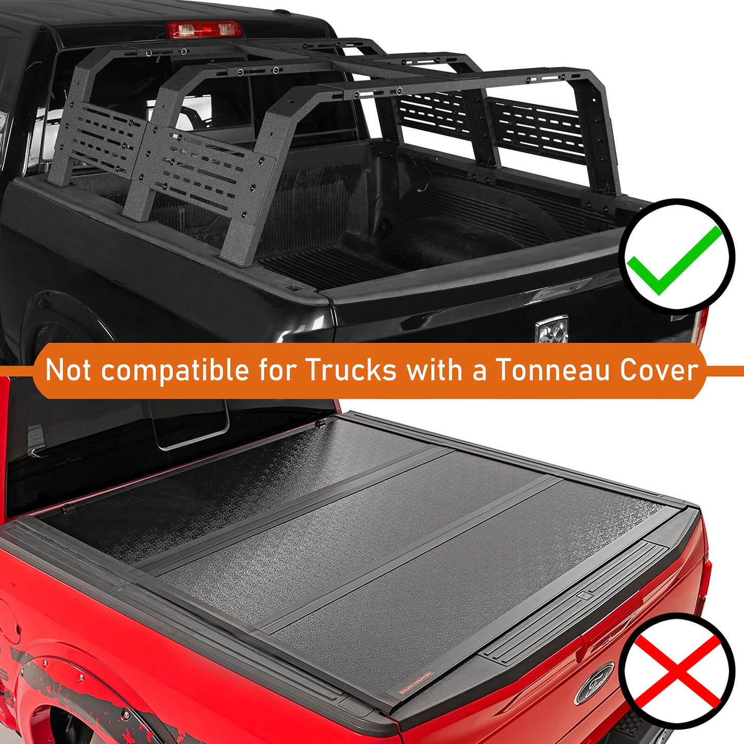 Truck/Pick-up 18.8" High Overland Bed Rack - Ultralisk 4x4