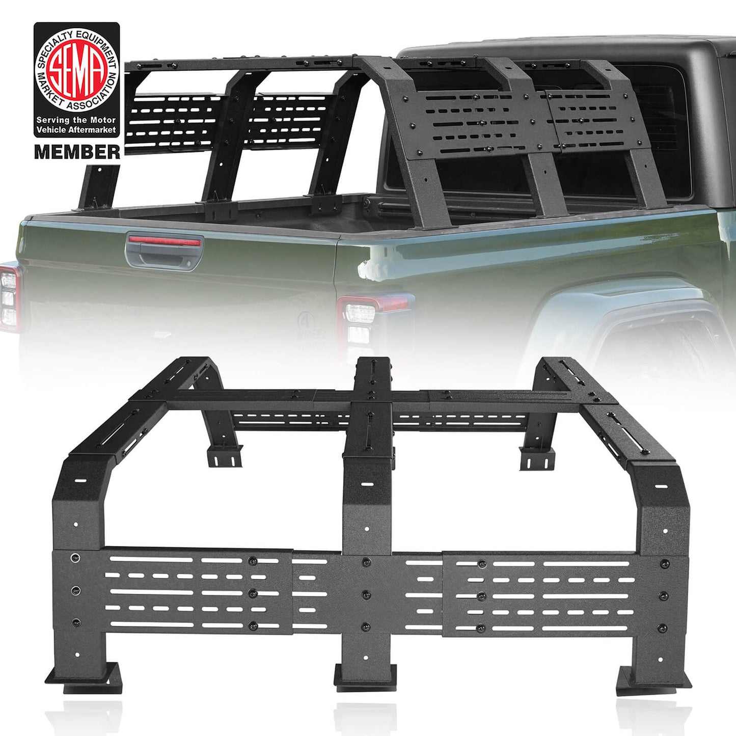 Truck 18.8" High Overland Bed Rack - ultralisk4x4