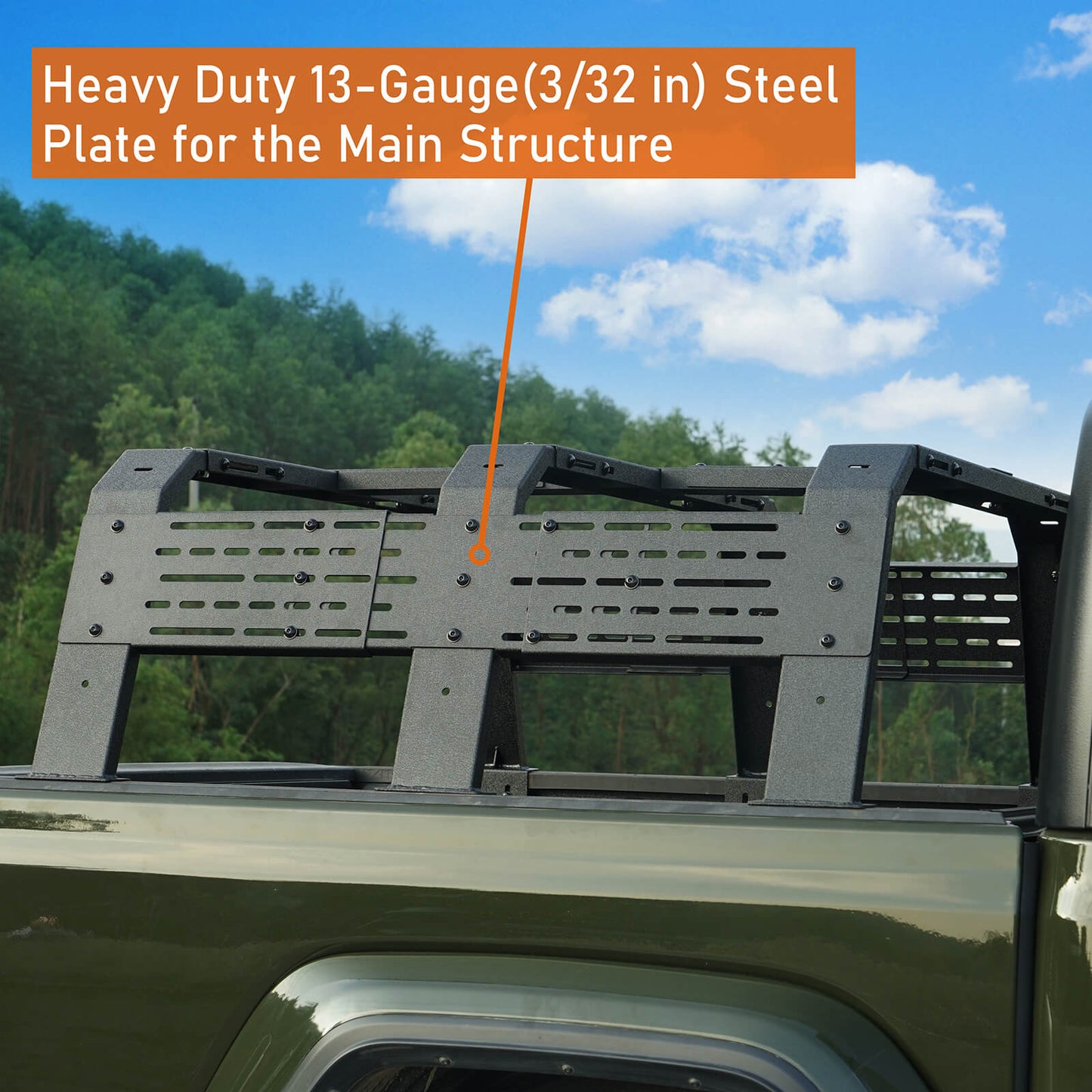 Truck 18.8" High Overland Bed Rack - ultralisk4x4