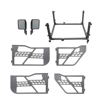 Tubular Doors & Side Mirrors & Door Storage (20-24 Jeep Gladiator JT) - ultralisk4x4