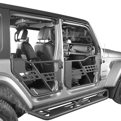 Tubular Doors & Side Mirrors & Door Storage (20-24 Jeep Gladiator JT) - ultralisk4x4